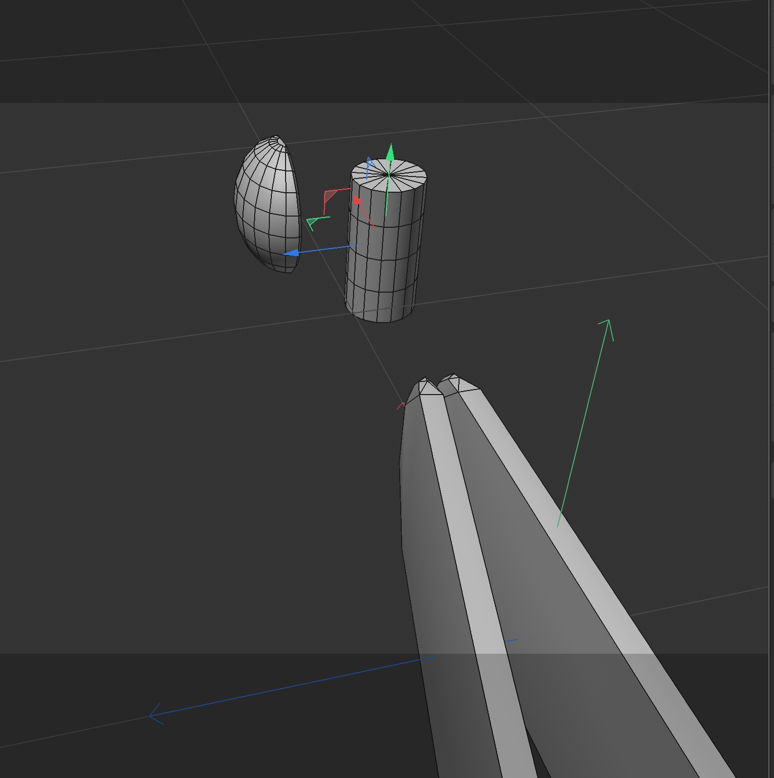 I created the connector that joins the main body parts.